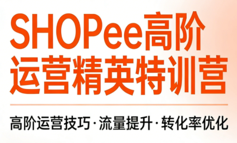 梦凡老师·Shopee虾皮高阶运营课程(更新5月)-大川资源分享站
