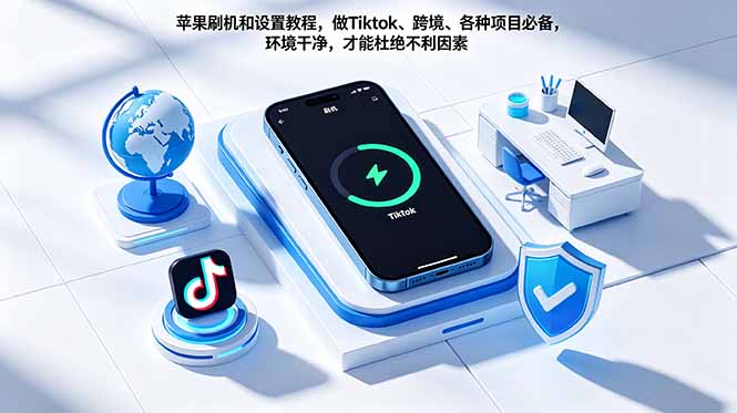 苹果刷机和设置教程，做Tiktok、跨境、各种项目必备，环境干净，才能杜绝不利因素-大川资源分享站