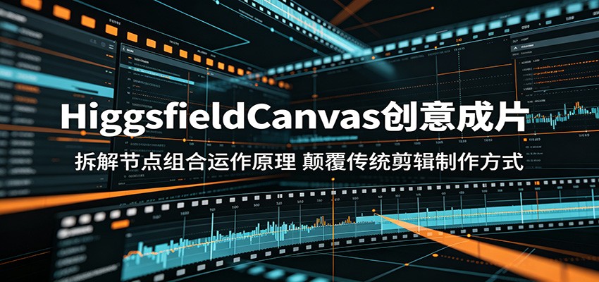 HiggsfieldCanvas创意成片：拆解节点组合运作原理，颠覆传统剪辑制作方式-大川资源分享站