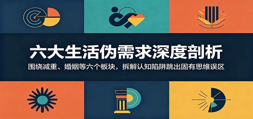 六大生活伪需求深度剖析:围绕减重、婚姻等六个板块,拆解认知陷阱跳出固有思维误区-大川资源分享站