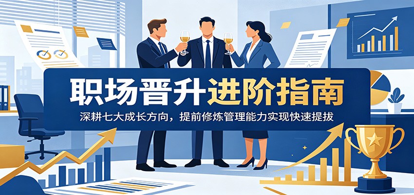 职场晋升进阶指南：深耕七大成长方向，提前修炼管理能力实现快速提拔-大川资源分享站