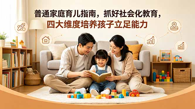 付费文章：普通家庭育儿指南，抓好社会化教育，四大维度培养孩子立足能力-大川资源分享站