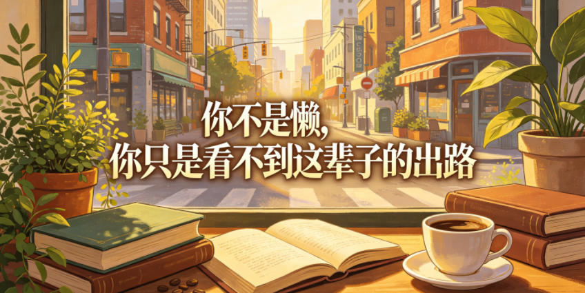 付费文章:你不是懒,你只是看不到这辈子的出路-大川资源分享站