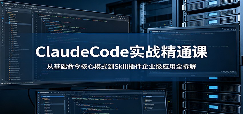 ClaudeCode实战精通课：从基础命令核心模式到Skill插件企业级应用全拆解-大川资源分享站
