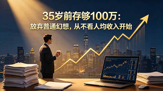 35岁前存够100万：放弃普通幻想，从不看人均收入开始-大川资源分享站