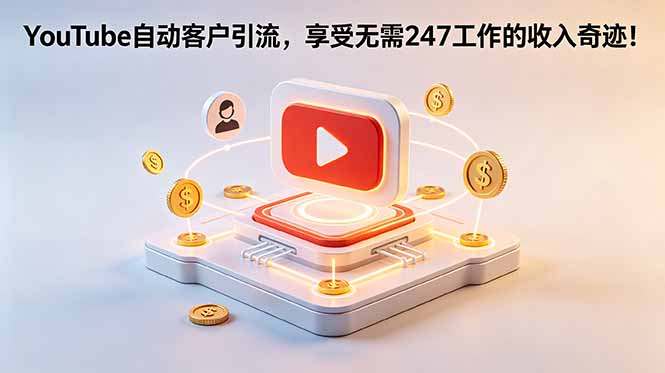 YouTube 自动客户引流，享受无需 247 工作的收入奇迹！【原创双语字幕】-大川资源分享站