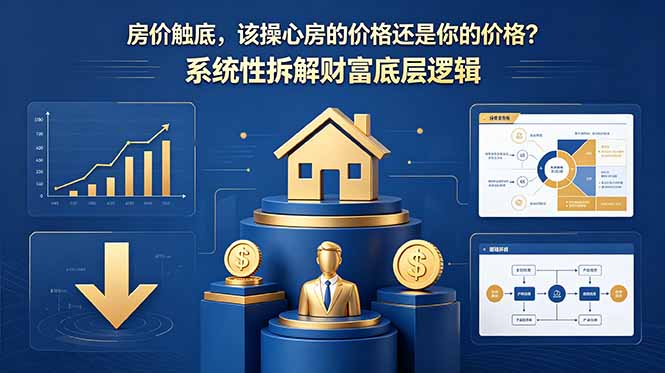 付费文章：房价触底，该操心房的价格还是你的价格？系统性拆解财富底层逻辑-大川资源分享站