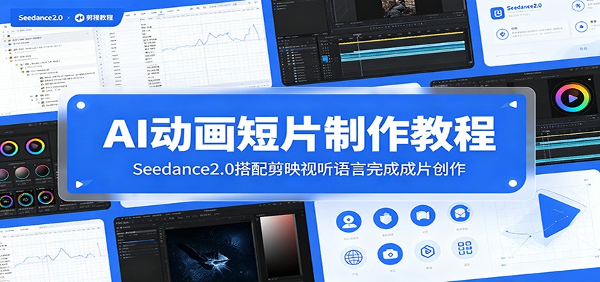 AI动画短片制作教程:Seedance2.0搭配剪映视听语言完成成片创作-大川资源分享站