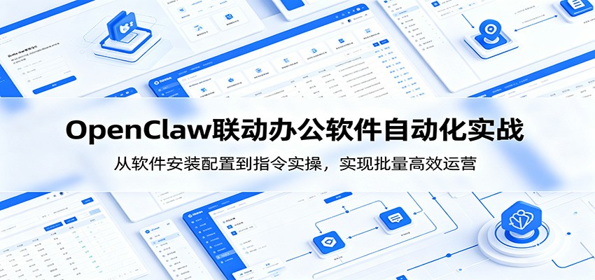OpenClaw自动化实操课：从软件安装配置到指令实操，实现批量高效运营-大川资源分享站