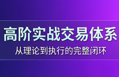 高老师·高阶实战交易体系(更新6月)-大川资源分享站