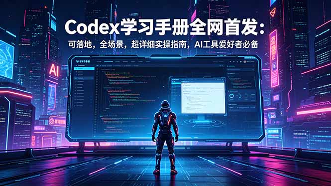 Codex学习手册全网首发:可落地,全场景,超详细实操指南,AI工具爱好者必备-大川资源分享站