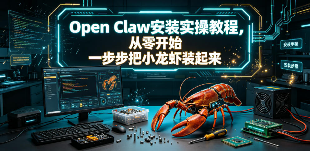 Open Claw安装实操教程，从零开始一步步一步步把小龙虾装起来-大川资源分享站