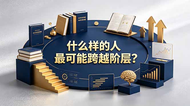 付费文章：什么样的人最可能跨越阶层？具备这五种特质，普通人也能顺利跨越阶层-大川资源分享站