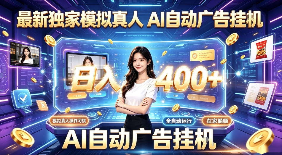 最新独家模拟真人，AI自动挂号挂G，日入400+，全程全自动运行，无需人工【揭秘】-大川资源分享站
