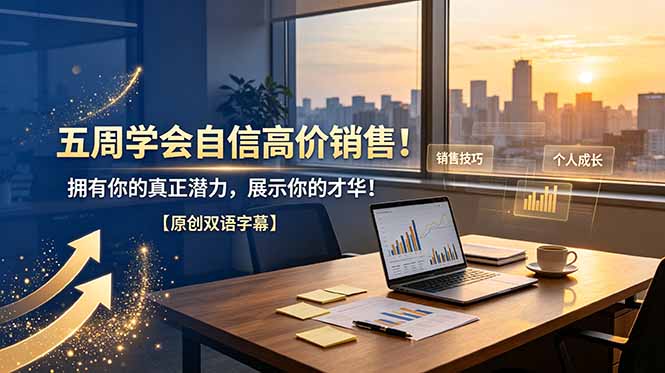 五周学会自信高价销售！拥有你的真正潜力，展示你的才华！【原创双语字幕】-大川资源分享站
