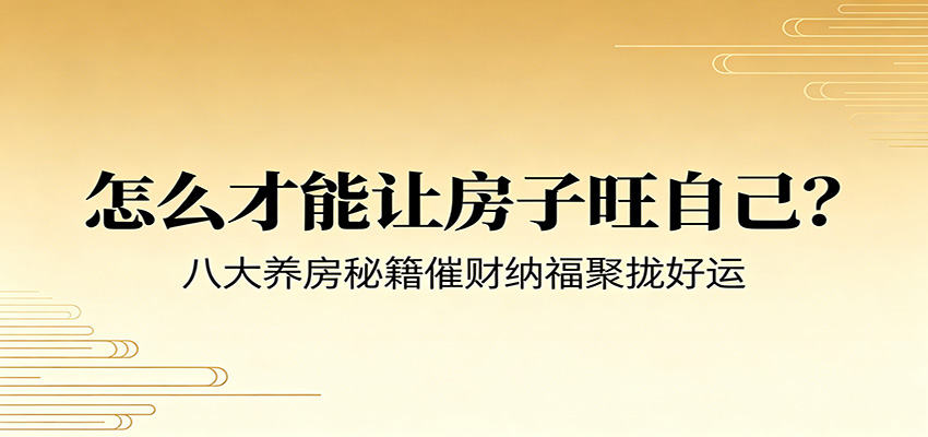付费文章《怎么才能让房子旺自己？》八大养房秘籍催财纳福聚拢好运-大川资源分享站