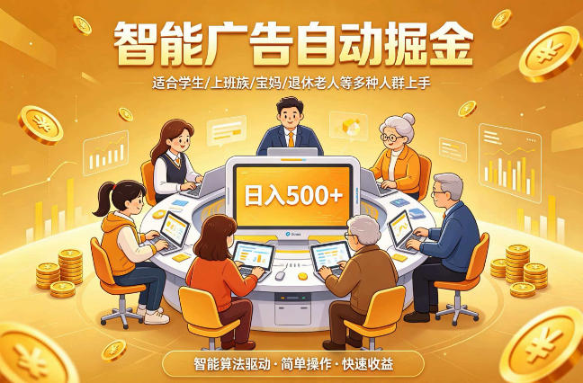 2026年最好做的项目：自动掘金项目，小白轻易上手，单日轻松收入500+【揭秘】-大川资源分享站