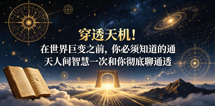 付费文章：穿透天机！在世界巨变之前，你必须知道的通天人间智慧一次和你彻底聊通透-大川资源分享站