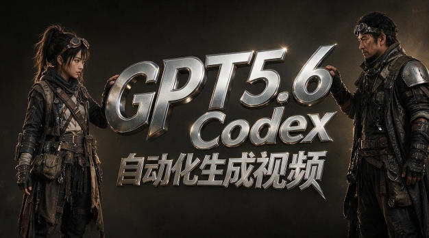 GPT5.6+Codex自动化视频生成：提示词设计×角色设定×封面海报×工作流思路，高效产出AI视频-大川资源分享站