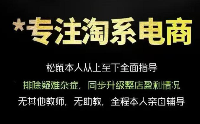 松鼠会电商VIP课程，从基础布局到高阶优化，助你掌握淘宝运营逻辑，提升店铺流量与转化(更新0711)-大川资源分享站