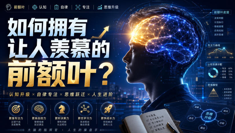 付费文：如何拥有让人羡慕的前额叶？-大川资源分享站