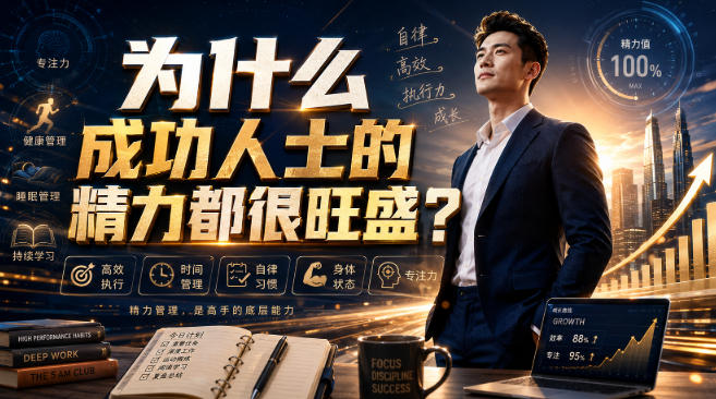 付费文章：为什么成功人士的精力都很旺盛？-大川资源分享站
