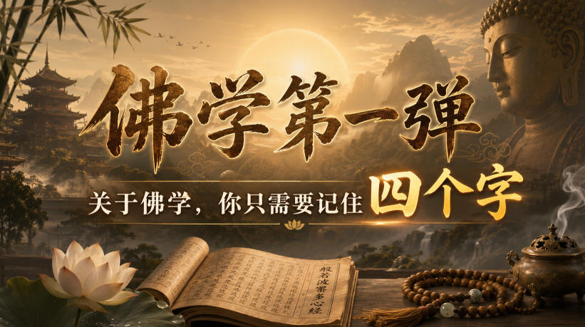 付费文章：佛学第一弹，关于佛学，你只需要记住四个字-大川资源分享站