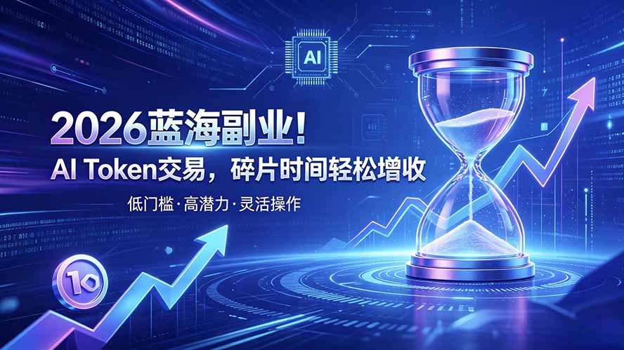 AI Token算力赛道！普通人可入局的数字副业-大川资源分享站