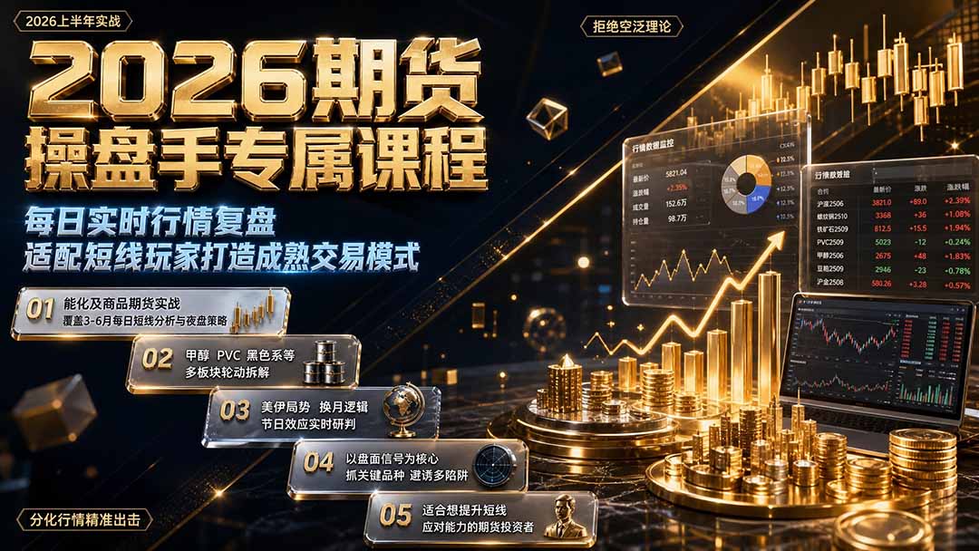 图片[2]-2026期货操盘手专属课程-更新8月，每日实时行情复盘，适配短线玩家打造成熟交易模式-大川资源分享站