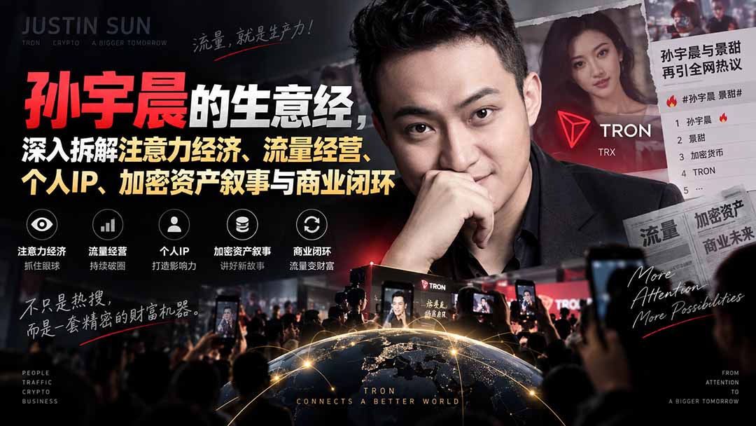 图片[2]-某星球精华文章——孙宇晨的生意经，深入拆解注意力经济、流量经营、个人IP、加密资产叙事与商业闭环-大川资源分享站