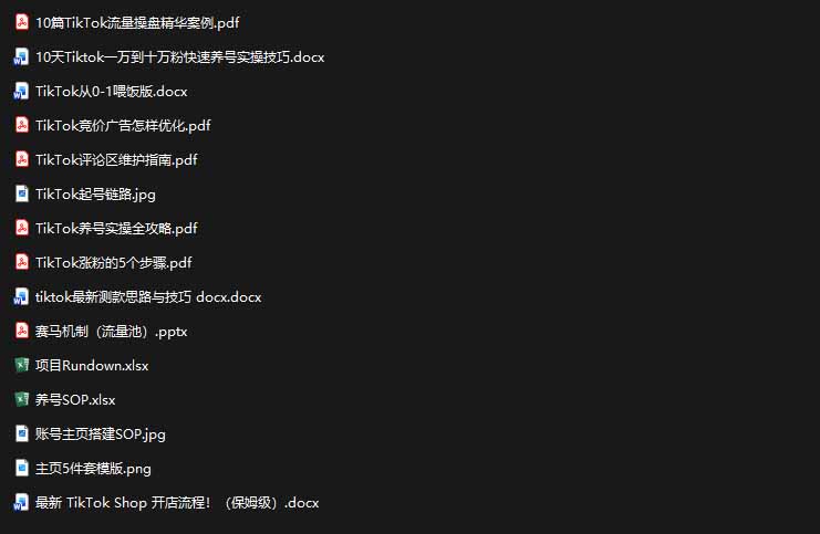 图片[3]-2026TikTok海外掘金实战课——养号SOP+爆款公式+选品测款+广告投流+Shop开店，跑通海外运营全链路-大川资源分享站