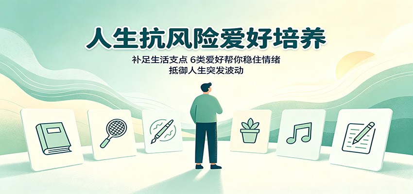 人生抗风险爱好培养:补足生活支点,6类爱好帮你稳住情绪,抵御人生突发波动-大川资源分享站