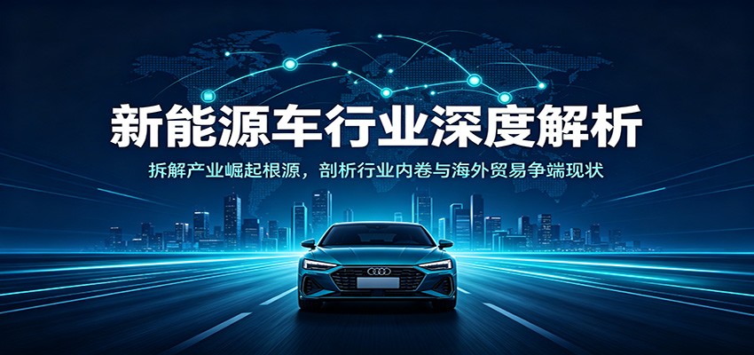 新能源车行业深度解析：拆解产业崛起根源，剖析行业内卷与海外贸易争端现状-大川资源分享站