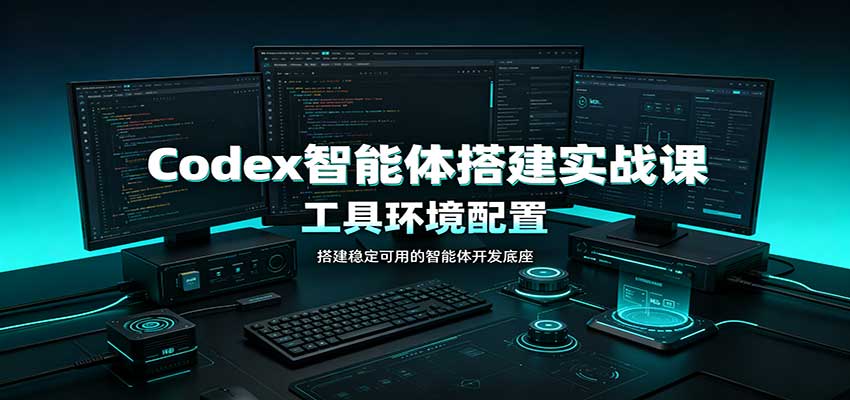 Codex智能体搭建实战课：工具环境配置，自定义技能开发，多业务自动化教学-大川资源分享站