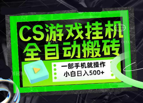CSGO游戏挂G捡漏搬砖，超稳定的项目，带领1000+小白实现日入500+，数据可视频验证【揭秘】-大川资源分享站