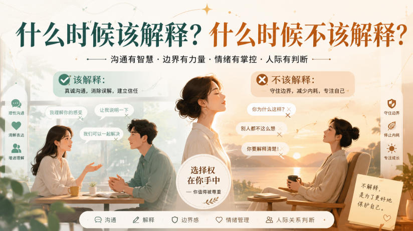 付费文章：什么时候该解释？什么时候不该解释？-大川资源分享站
